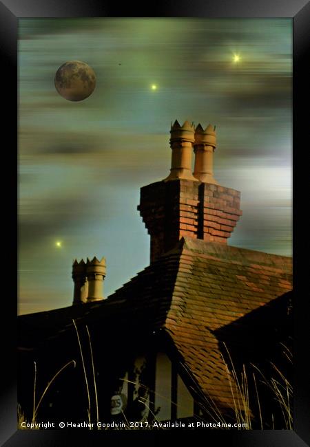 Tall Chimneys Framed Print by Heather Goodwin