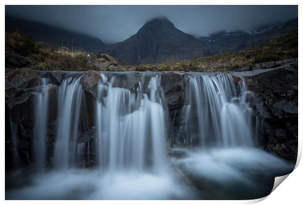 Fairy Pools Waterfall  Print by James Grant