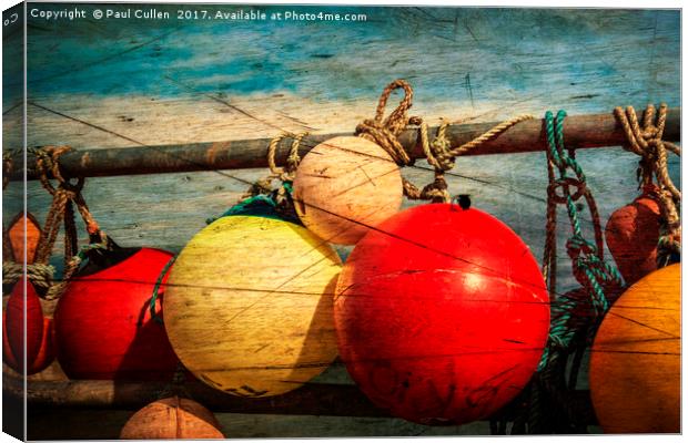 Colourful Fenders in a Distressed State. Canvas Print by Paul Cullen