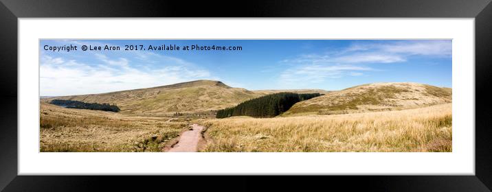 Brecon Landscape Framed Mounted Print by Lee Aron