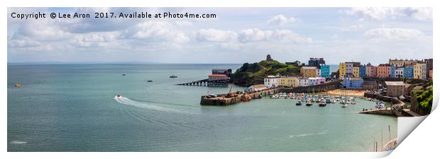Tenby Harbour Print by Lee Aron