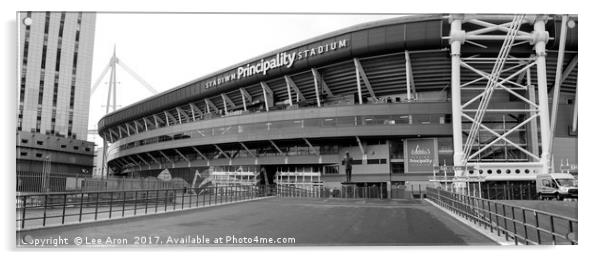 The Principality Stadium Acrylic by Lee Aron