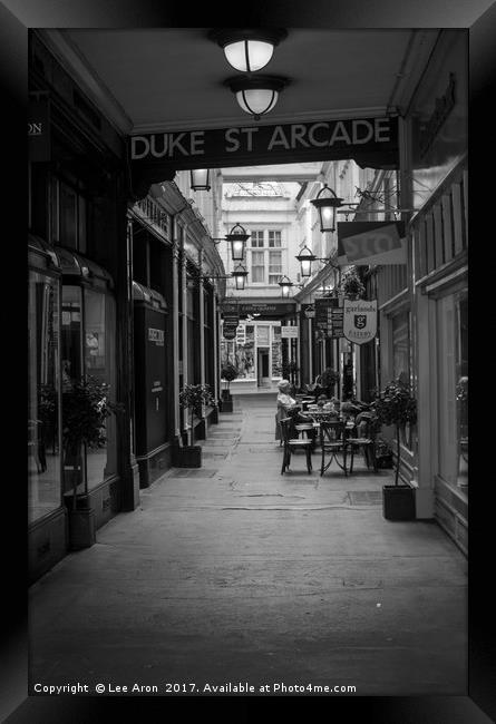 Duke Street Arcade Framed Print by Lee Aron