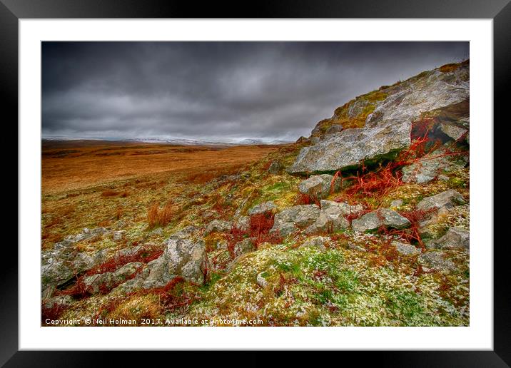 Brecon Beacons Framed Mounted Print by Neil Holman