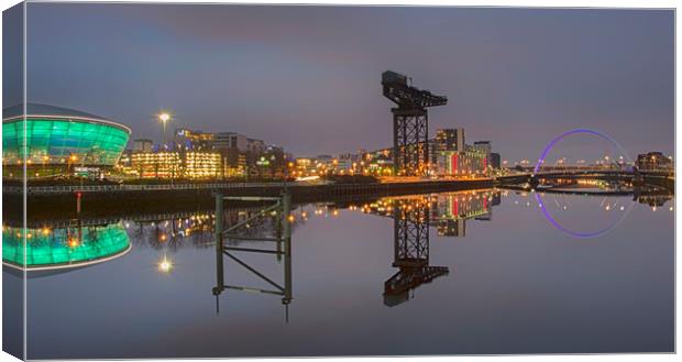 Clydeside Canvas Print by Angela H