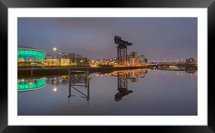 Clydeside Framed Mounted Print by Angela H