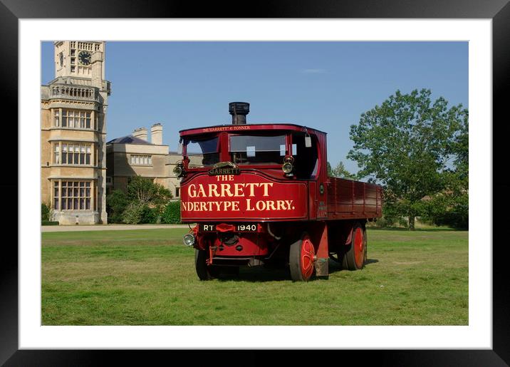 Garrett steam lorry Framed Mounted Print by Alan Barnes