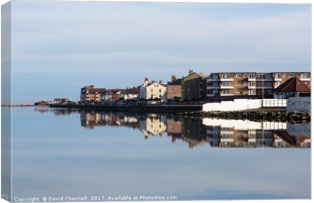West Kirby Marine Lake  Canvas Print by David Chennell