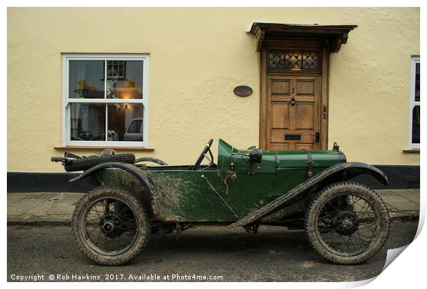 British Racing Green  Print by Rob Hawkins