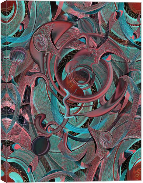 twisted 2 Canvas Print by Heather Newton