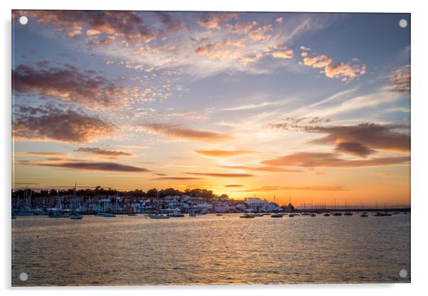 Cowes Sunset Acrylic by Wight Landscapes