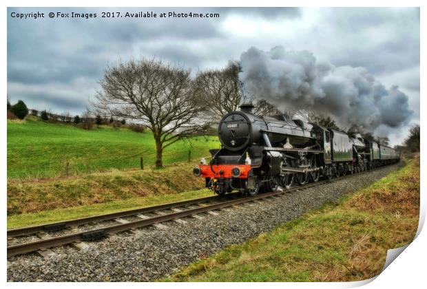 The Lancashire Fusilier Print by Derrick Fox Lomax