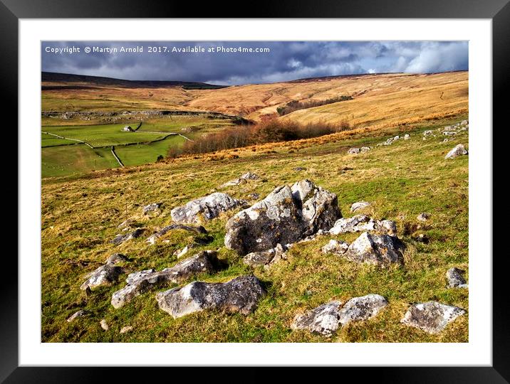 Yorkshire Dales  Framed Mounted Print by Martyn Arnold