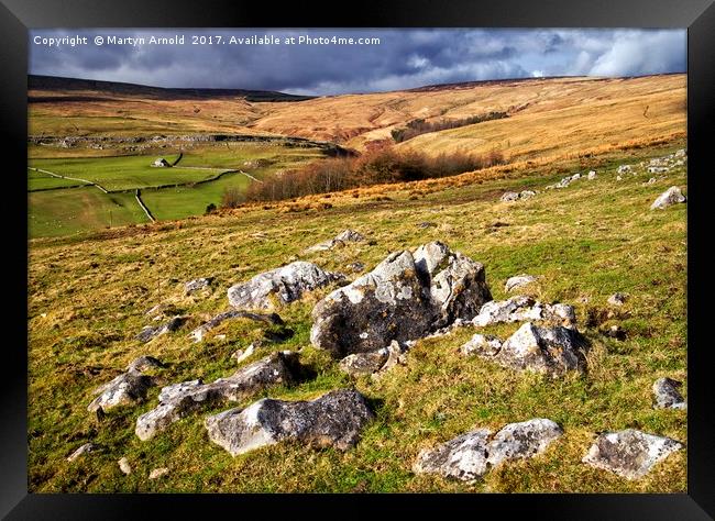 Yorkshire Dales  Framed Print by Martyn Arnold