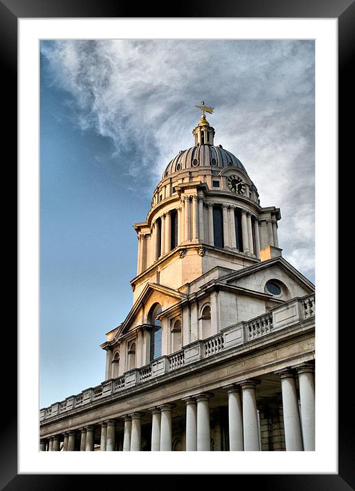 Greenwich Dome Framed Mounted Print by Karen Martin