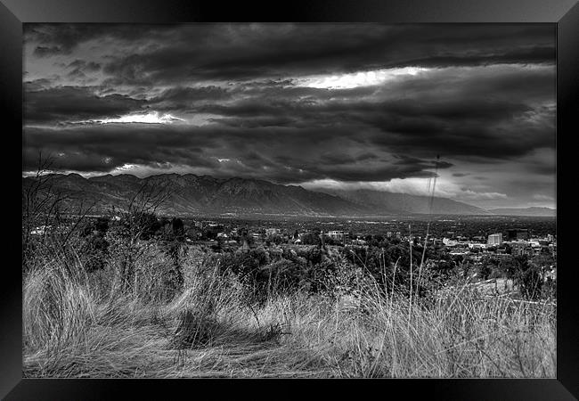 Furious Clouds Framed Print by Viraj Nagar