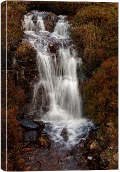 STEIN WATERFALL Canvas Print by andrew saxton