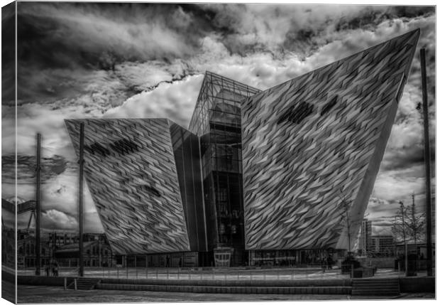 Titanic Building, Belfast Canvas Print by Gareth Burge Photography