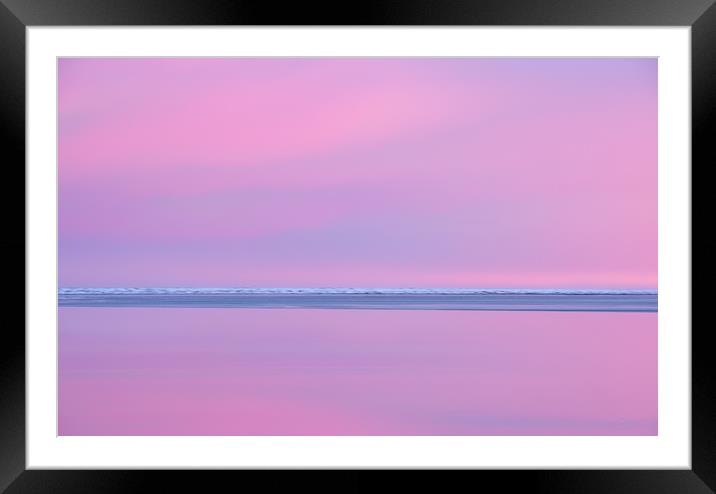 Pastel Shades of an Icelandic  Winter Sunset. Framed Mounted Print by Natures' Canvas: Wall Art  & Prints by Andy Astbury