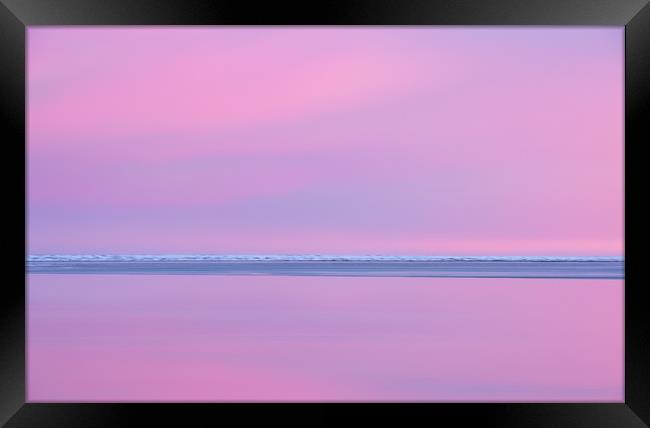 Pastel Shades of an Icelandic  Winter Sunset. Framed Print by Natures' Canvas: Wall Art  & Prints by Andy Astbury