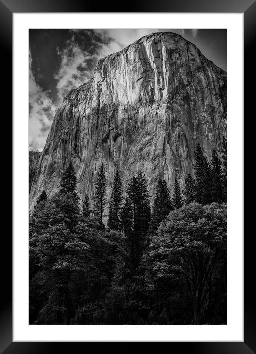 El Capitan Monolith Framed Mounted Print by Gareth Burge Photography