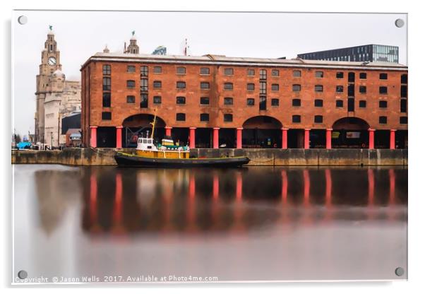 Albert Dock long exposure Acrylic by Jason Wells