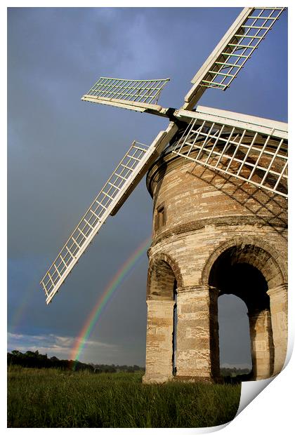 Chesterton Windmill Print by Phil Dutton