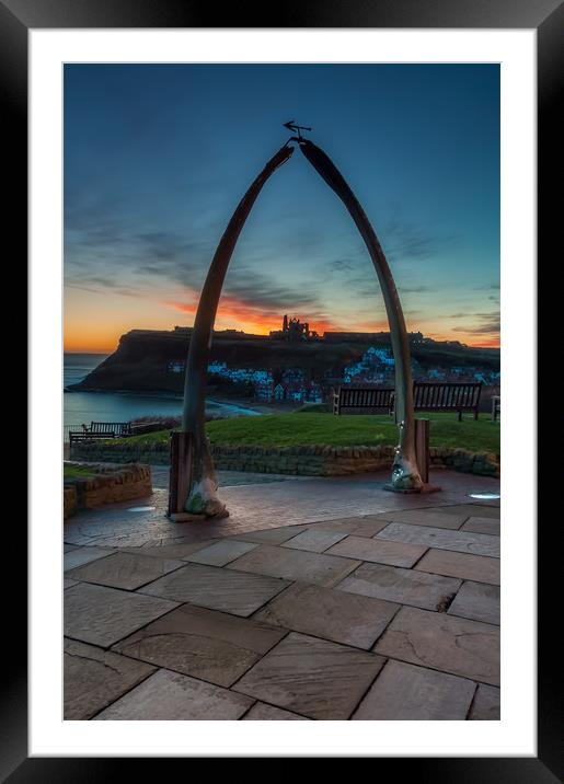 Whitby Whale Bones 3 Framed Mounted Print by Paul Andrews