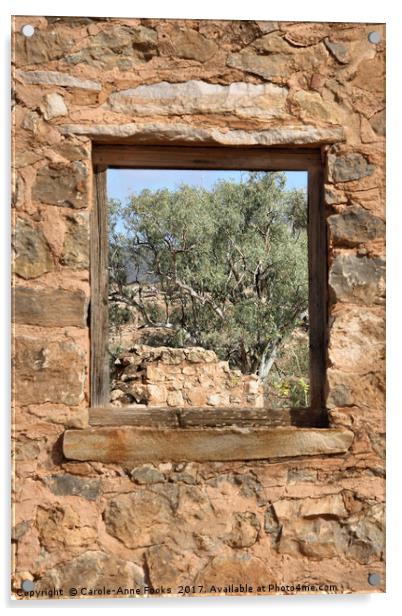 Kanyaka Homestead Ruins Acrylic by Carole-Anne Fooks