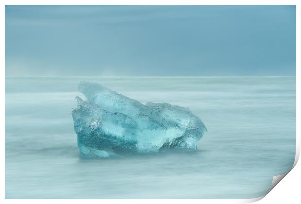 Glacial Iceberg Seascape. Print by Natures' Canvas: Wall Art  & Prints by Andy Astbury