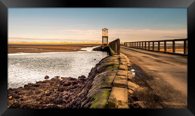 Refuge of Lindisfarne Causeway Framed Print by Naylor's Photography