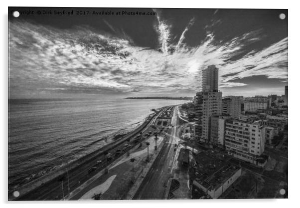 Havana shortly after sunrise Acrylic by Dirk Seyfried