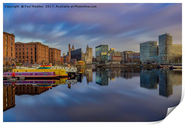 Salthouse Dock Long Exposure Print by Paul Madden