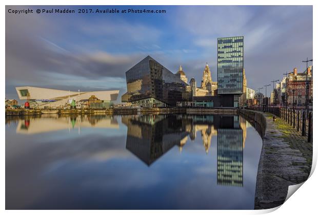 Canning Dock Liverpool Print by Paul Madden