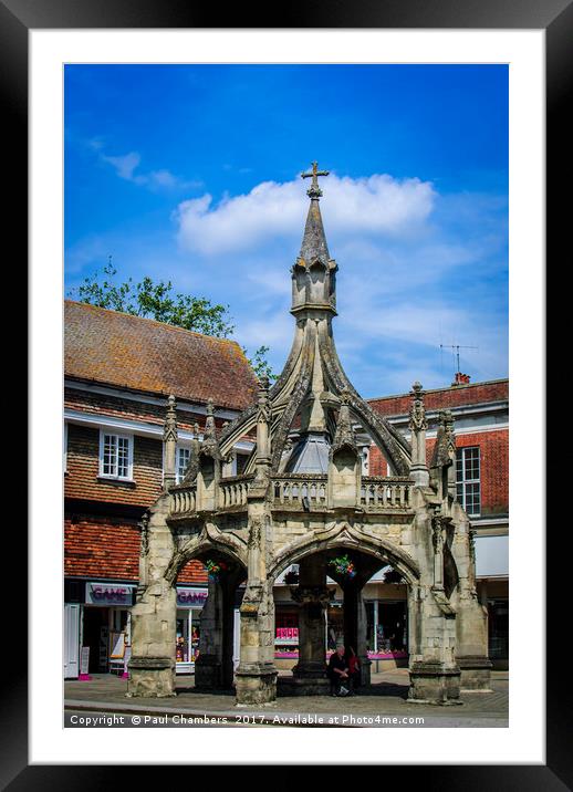 Poultry Cross Salisbury Framed Mounted Print by Paul Chambers