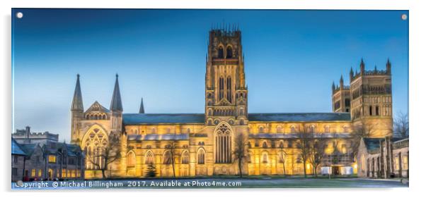 Durham Cathedral Acrylic by Michael Billingham
