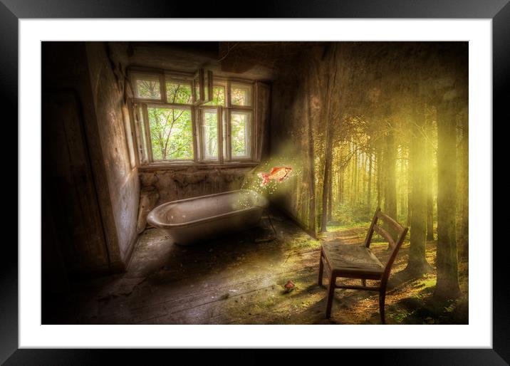 Dream Bathtime Framed Mounted Print by Nathan Wright
