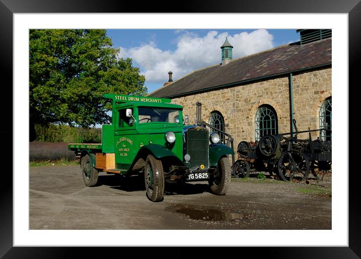 Morris Commercial lorry Framed Mounted Print by Alan Barnes
