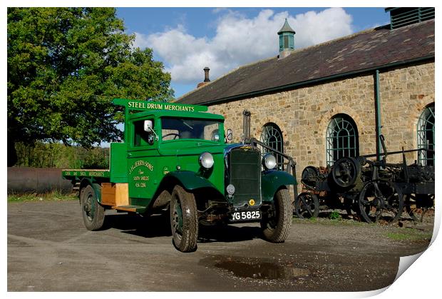 Morris Commercial lorry Print by Alan Barnes