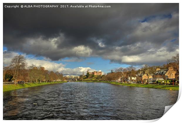 The River Ness, Inverness, Scotland. Print by ALBA PHOTOGRAPHY