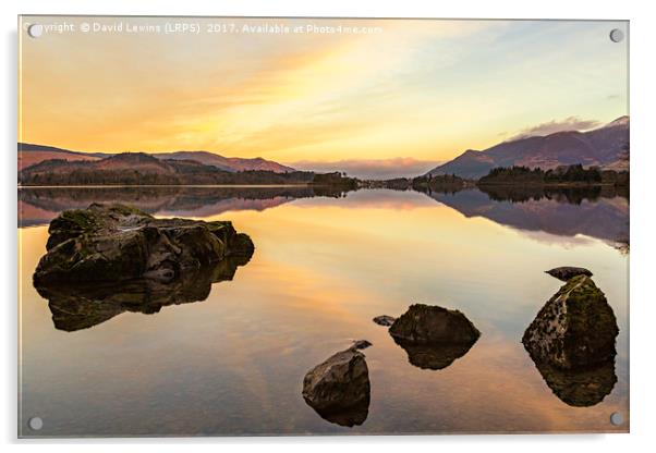 Lake District Sunrise Acrylic by David Lewins (LRPS)