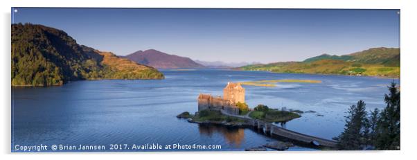 Eilean Donan Castle - Scotland Acrylic by Brian Jannsen