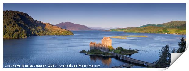Eilean Donan Castle - Scotland Print by Brian Jannsen
