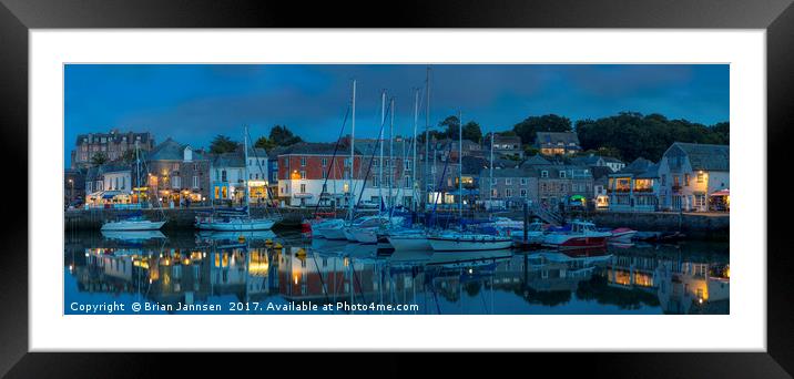 Padstow Cornwall England Framed Mounted Print by Brian Jannsen