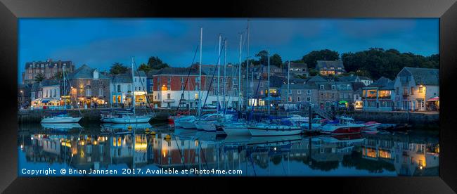 Padstow Cornwall England Framed Print by Brian Jannsen
