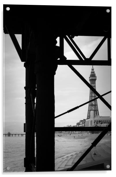 Blackpool Tower    Acrylic by chris smith