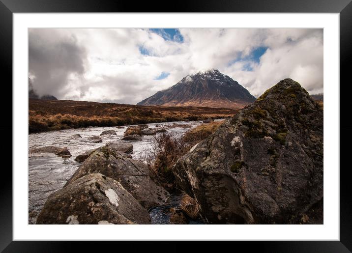 Buachaille Etive Mor Framed Mounted Print by Willie Cowie