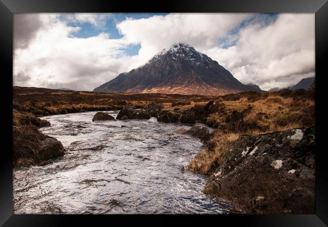 Buachaille Etive Mor Framed Print by Willie Cowie