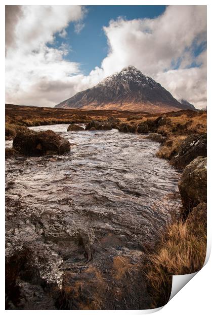 Buachaille Etive Mor Print by Willie Cowie