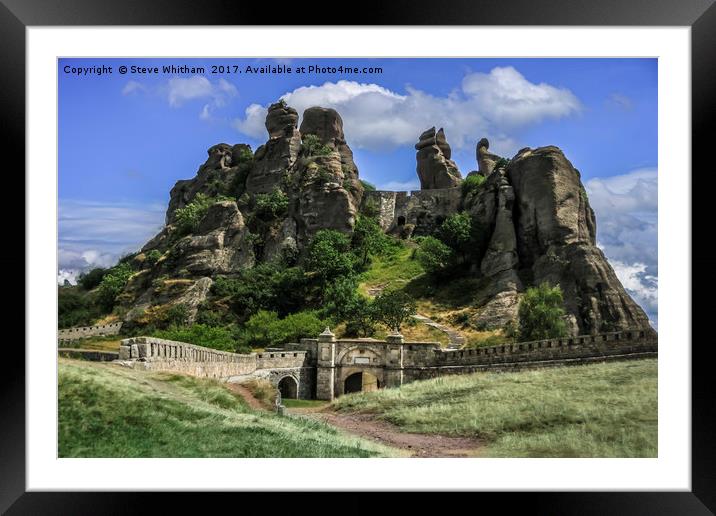Belogradchik Rocks and Fortress Framed Mounted Print by Steve Whitham